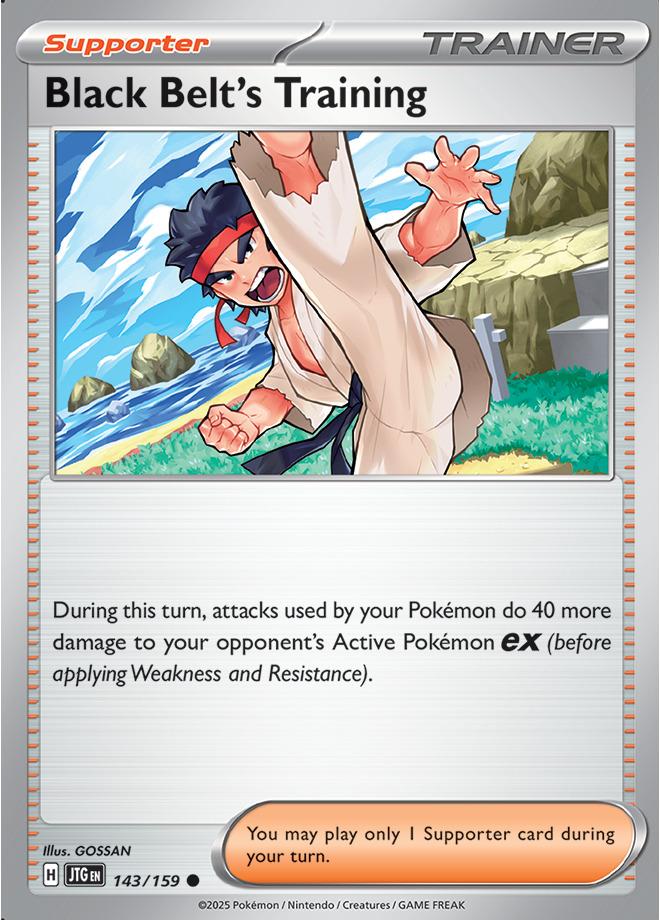 Carte Pokémon: Black Belt's Training [Entraînement de Karatéka]