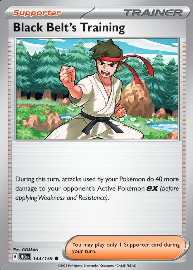 Carte Pokémon: Black Belt's Training [Entraînement de Karatéka]