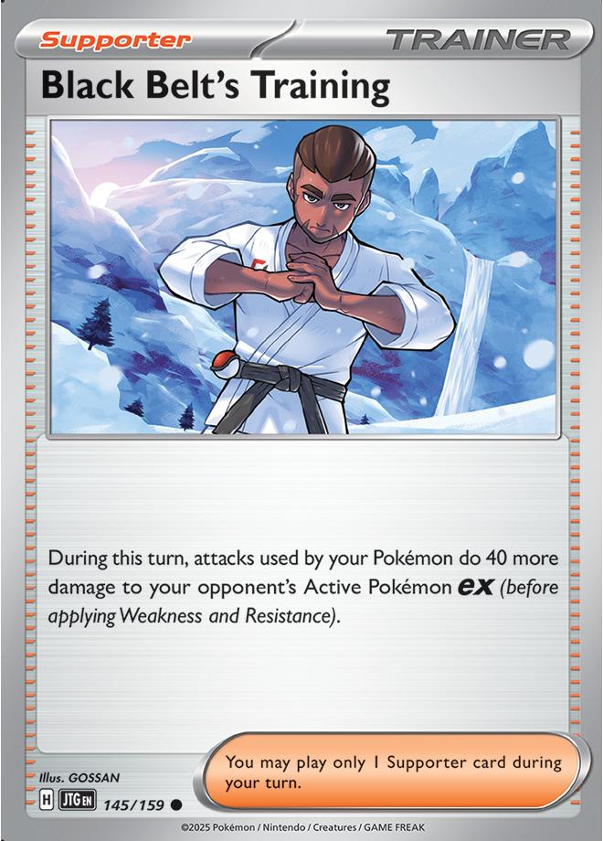 Carte Pokémon: Black Belt's Training [Entraînement de Karatéka]