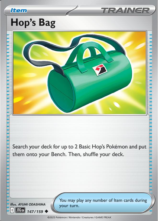 Carte Pokémon: Hop's Bag [Sac de Nabil]