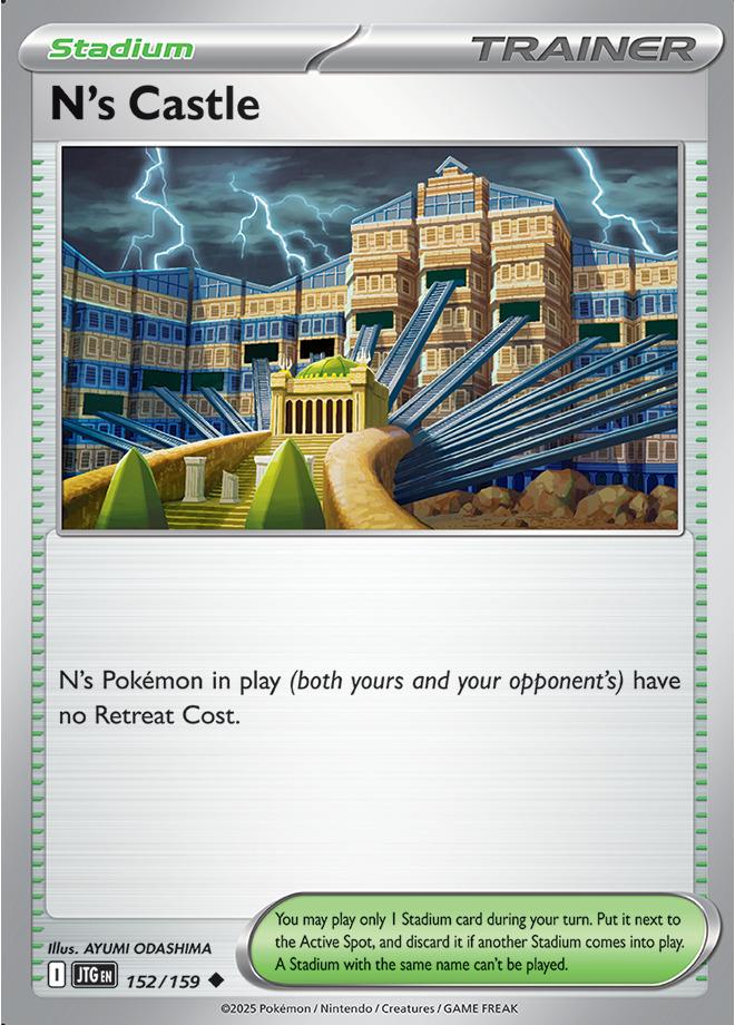 Carte Pokémon: N's Castle [Palais de N]
