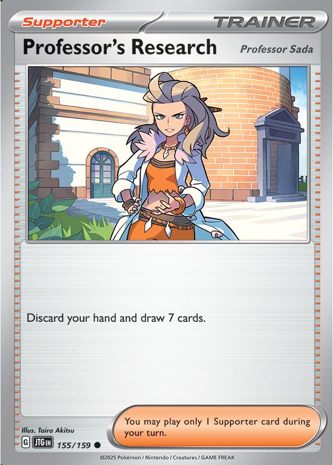 Carte Pokémon: Professor's Research [Recherches Professorales]