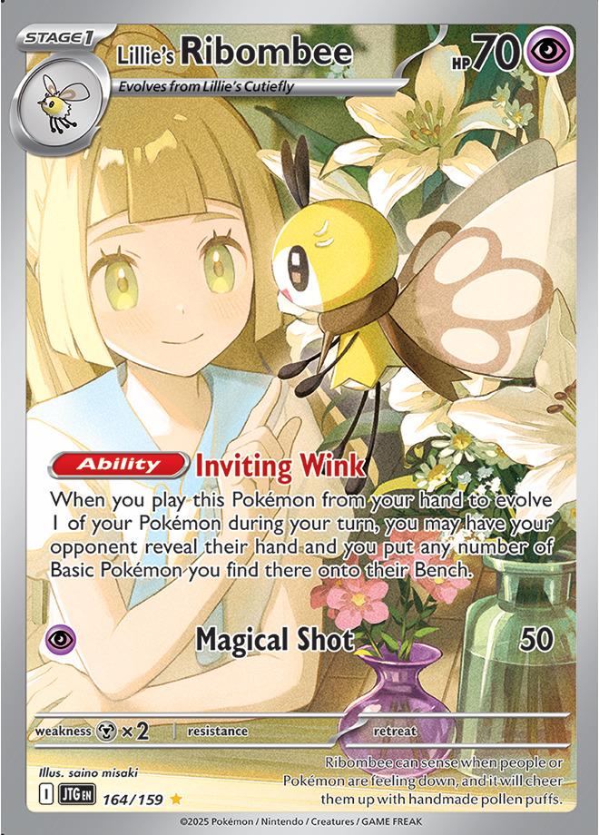 Carte Pokémon: Lillie's Ribombee [Rubombelle de Lilie]