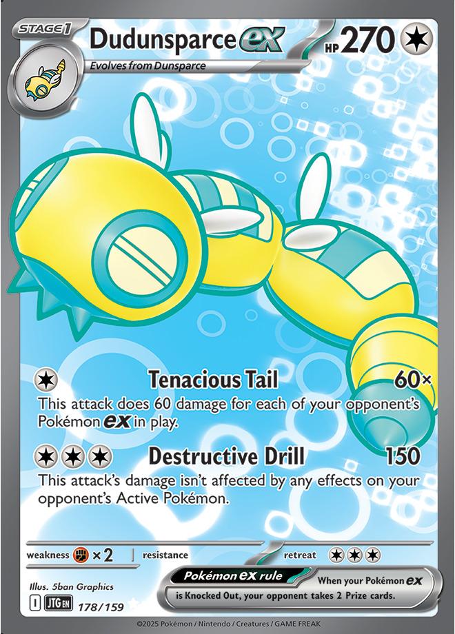 Carte Pokémon: Dudunsparce ex [Deusolourdo ex]