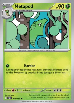 Carte Pokémon: Metapod