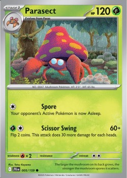 Carte Pokémon: Parasect