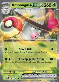 Carte Pokémon: Amoonguss ex