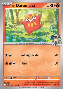 Carte Pokémon: N's Darumaka