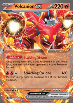 Carte Pokémon: Volcanion ex