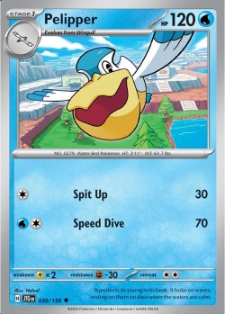 Carte Pokémon: Pelipper