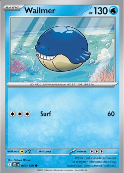 Carte Pokémon: Wailmer