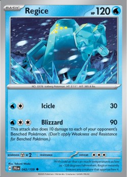 Carte Pokémon: Regice