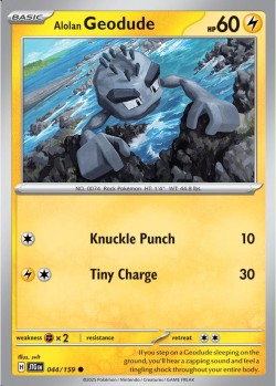 Carte Pokémon: Alolan Geodude