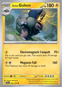 Carte Pokémon: Alolan Golem