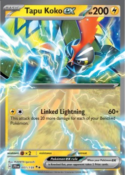 Carte Pokémon: Tapu Koko ex