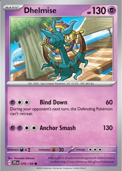 Carte Pokémon: Dhelmise