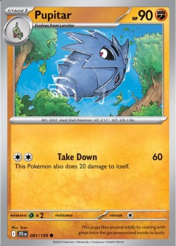 Carte Pokémon: Pupitar