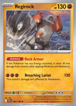 Carte Pokémon: Regirock