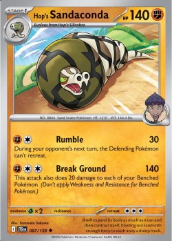 Carte Pokémon: Hop's Sandaconda