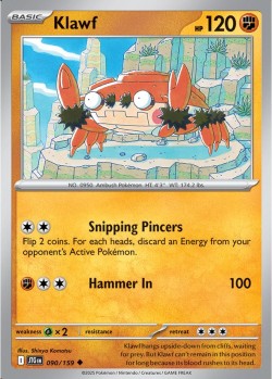 Carte Pokémon: Klawf