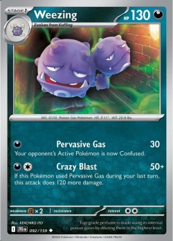 Carte Pokémon: Weezing