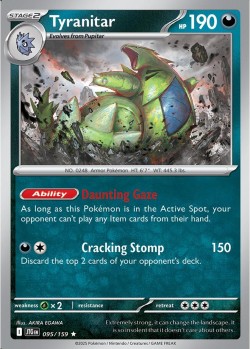 Carte Pokémon: Tyranitar