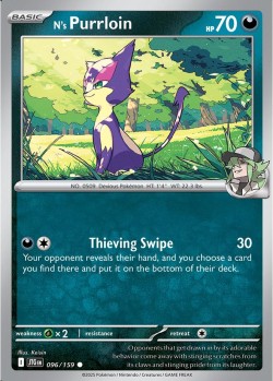 Carte Pokémon: N's Purrloin