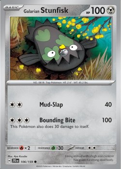 Carte Pokémon: Galarian Stunfisk