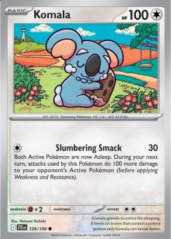Carte Pokémon: Komala