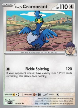Carte Pokémon: Hop's Cramorant
