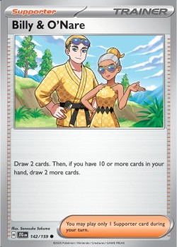 Carte Pokémon: Billy & O'Nare