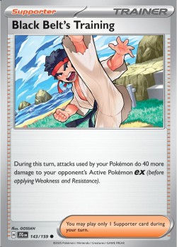 Carte Pokémon: Black Belt's Training