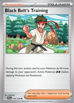 Carte Pokémon: Black Belt's Training