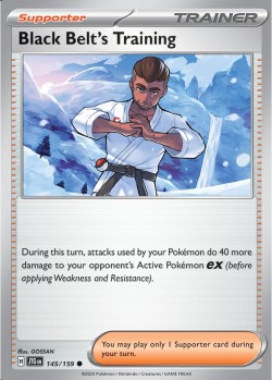 Carte Pokémon: Black Belt's Training