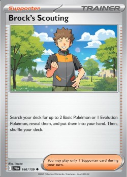 Carte Pokémon: Brock's Scouting