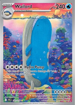 Carte Pokémon: Wailord