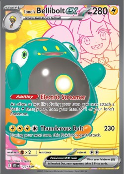 Carte Pokémon:  Iono's Bellibolt ex