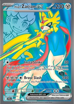 Carte Pokémon: Hop's Zacian ex