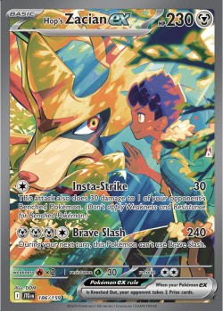 Carte Pokémon: Hop's Zacian ex