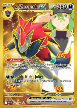 Carte Pokémon: N's Zoroark ex