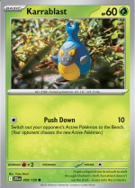 Carte Pokémon: Carabing