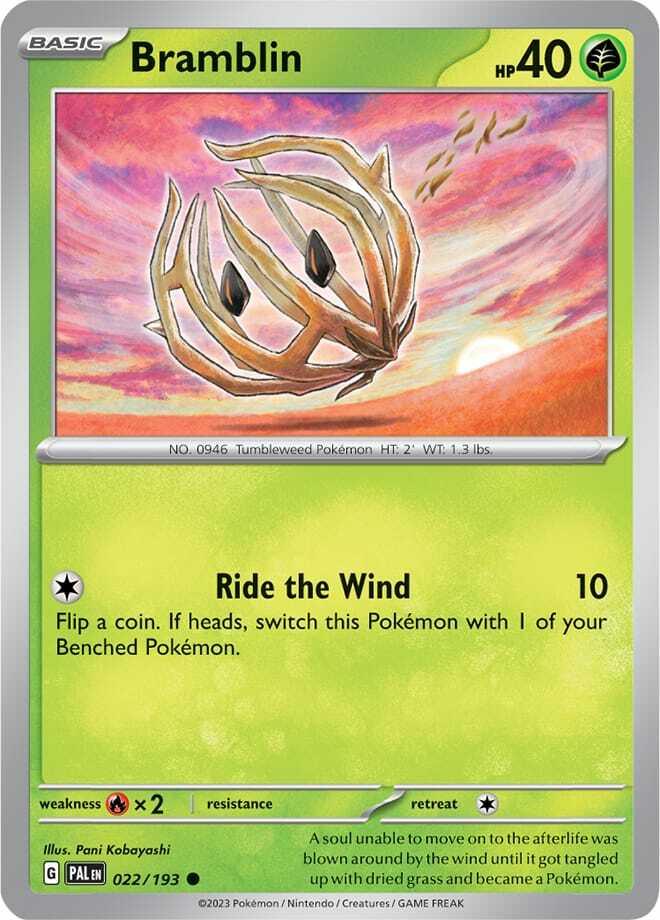 Carte Pokémon: Bramblin [Virovent]