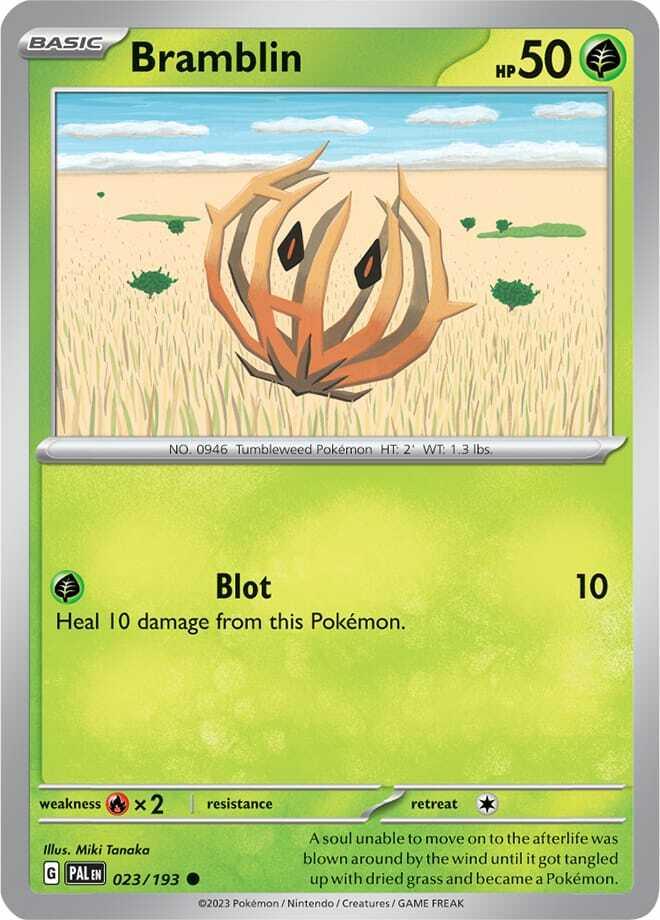 Carte Pokémon: Bramblin [Virovent]