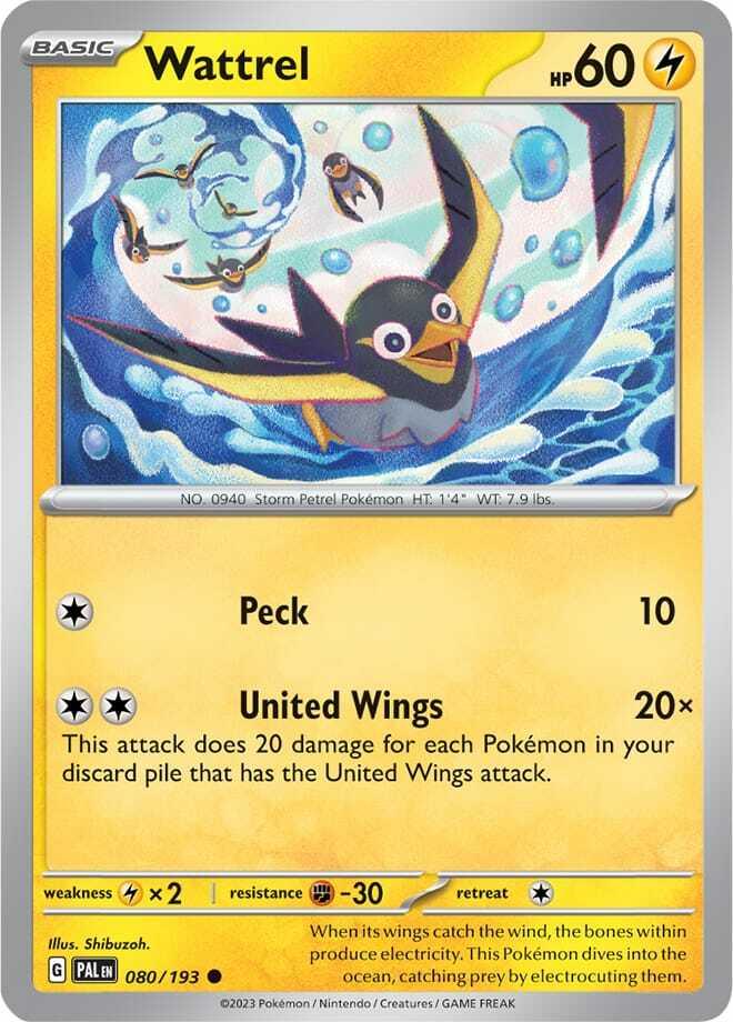 Carte Pokémon: Wattrel [Zapétrel]