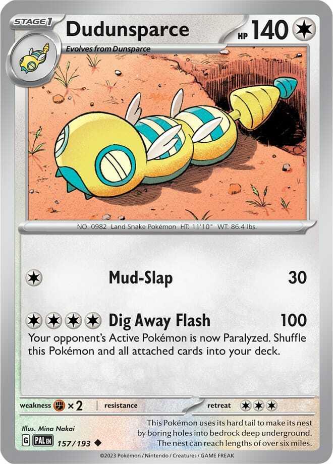 Carte Pokémon: Dudunsparce [Deusolourdo]