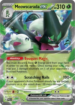 Carte Pokémon: Meowscarada ex