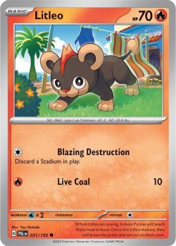Carte Pokémon: Litleo