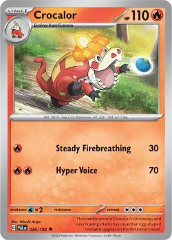 Carte Pokémon: Crocalor