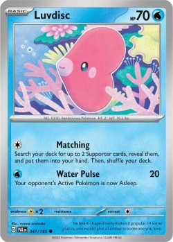 Carte Pokémon: Luvdisc