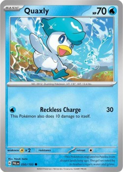 Carte Pokémon: Quaxly